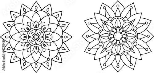Teaching Mandalas vector, Crafting Visual Aids that Inspire and Educate 