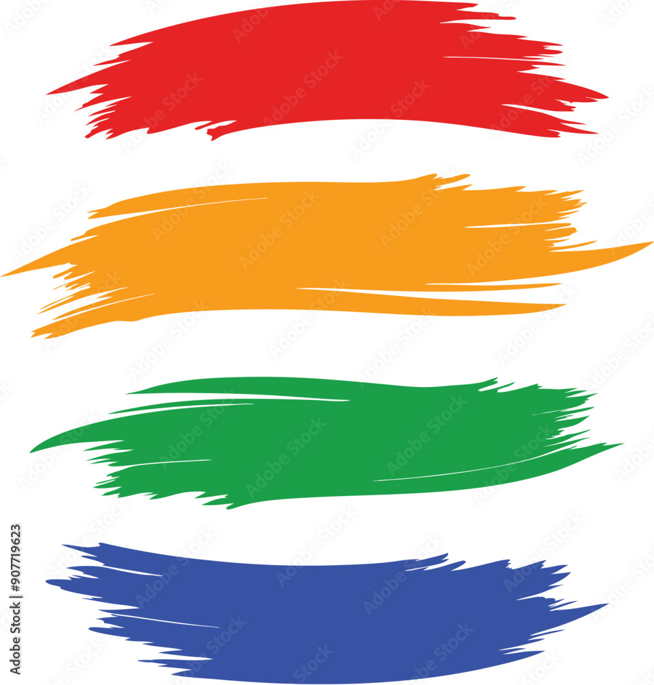 Obraz premium Color Brush PNG Transparent Images