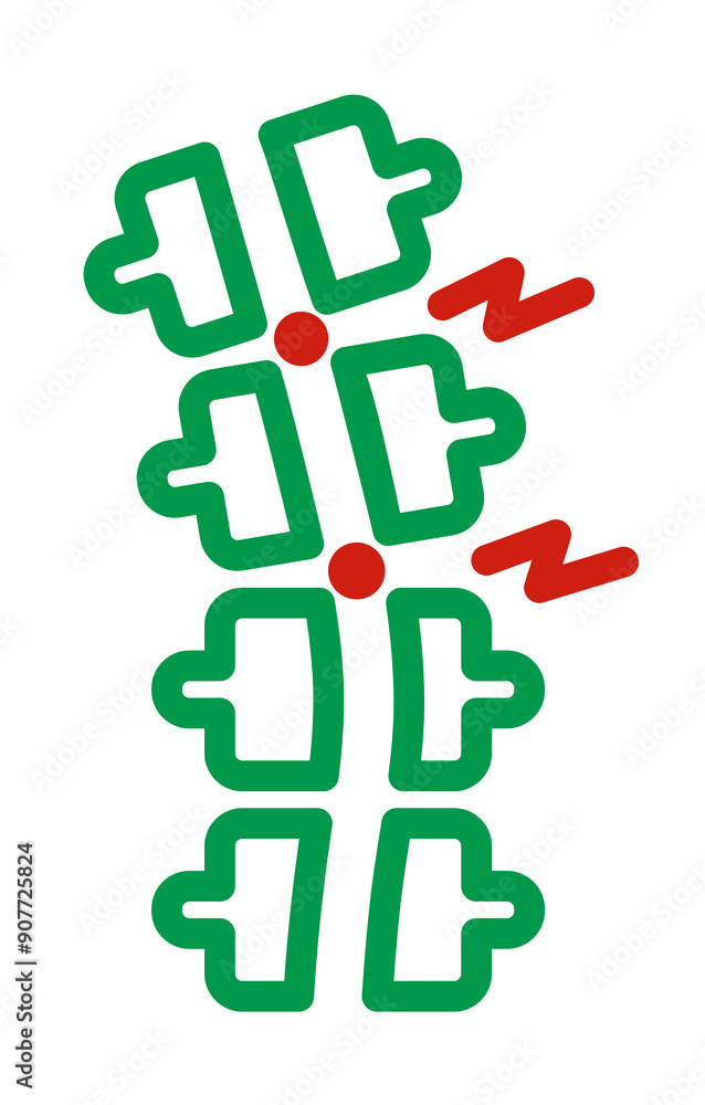 Spine care and backache, chiropractic medicine line icon features linear spinal column, medical care or wellness. Isolated vector outline sign represent back health services Spine care and backache, chiropractic medicine line icon features linear spinal column, medical care or wellness. Isolated vector outline sign represent back health services
