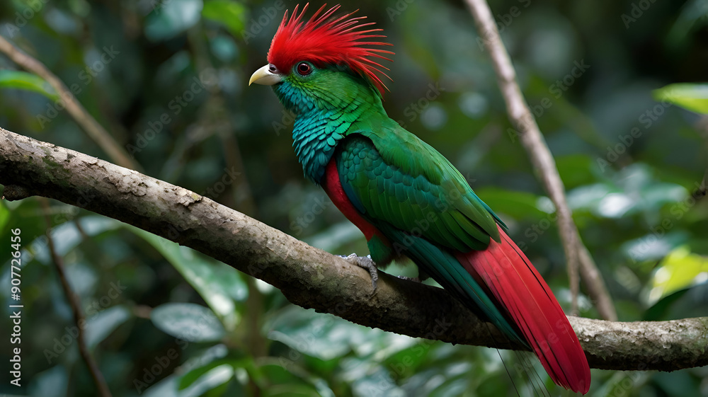 Obraz premium green winged macaw
