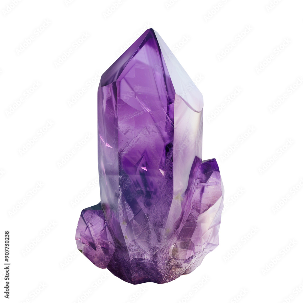 amethyst on white background render ultra realistic amethyst on white background render ultra realistic