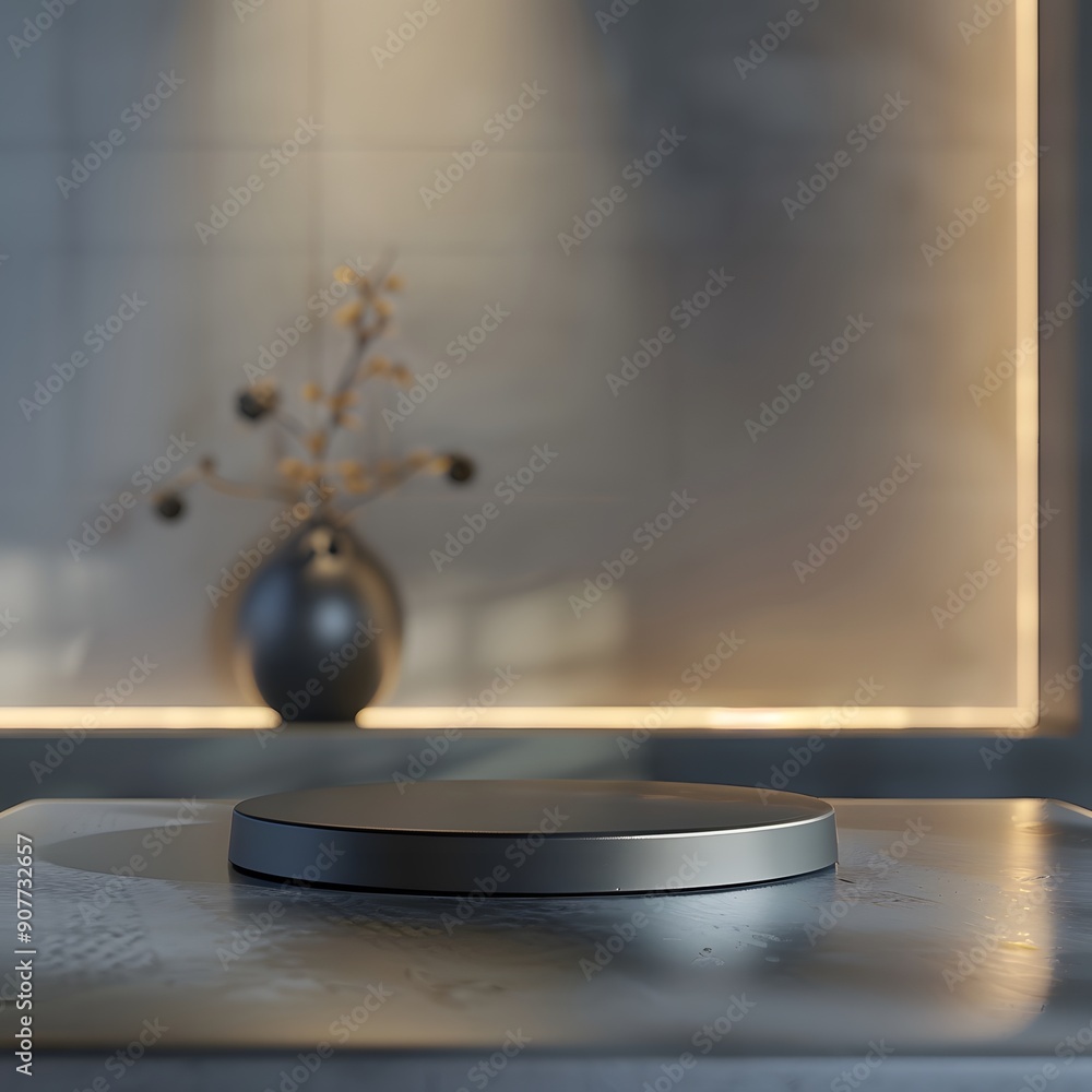 Beautiful Of 3d Realistic Of Empty podium mockup stage realistic for Product Showcase