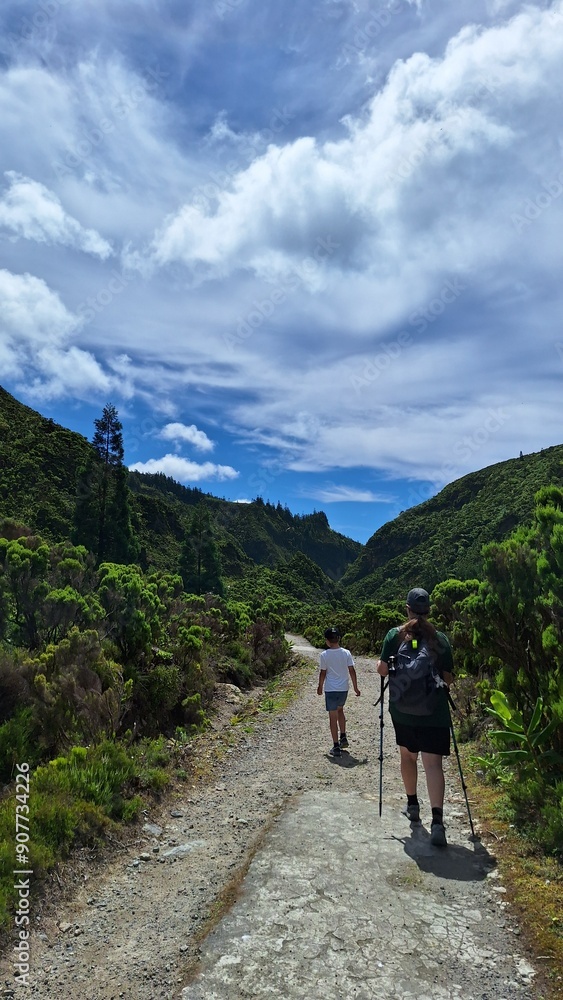 Obraz premium hiking in the mountains