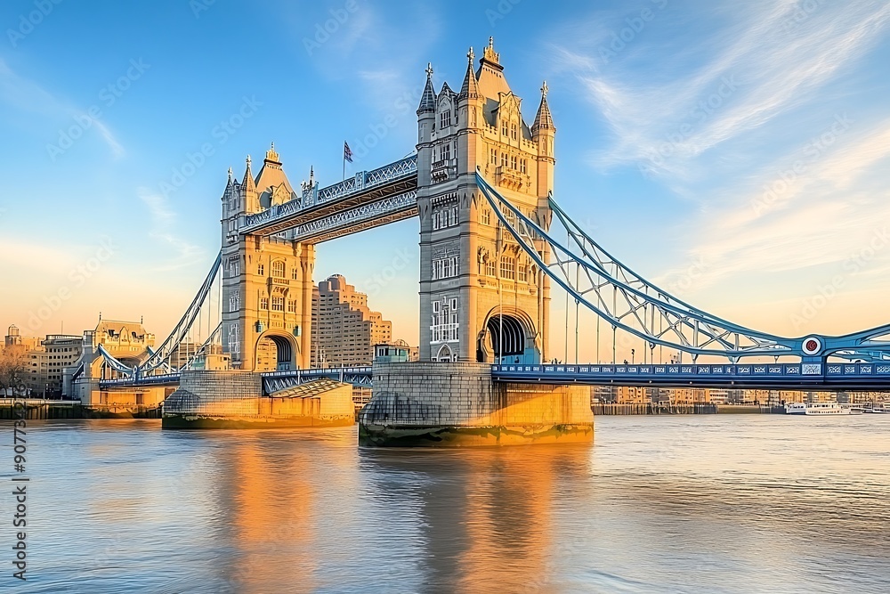 Obraz premium The Tower Bridge over the Thames