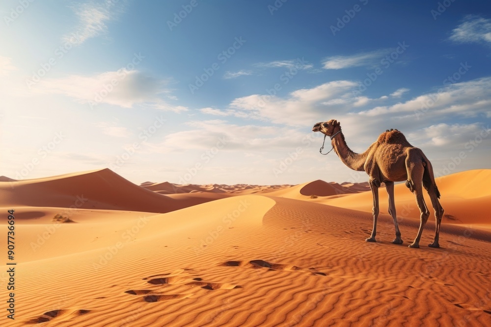Sahara Desert desert camel outdoors. Sahara Desert desert camel outdoors.