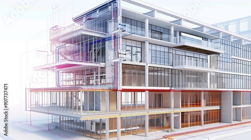 Revit Diagram: Detailed Architectural Design and Building Information Modeling