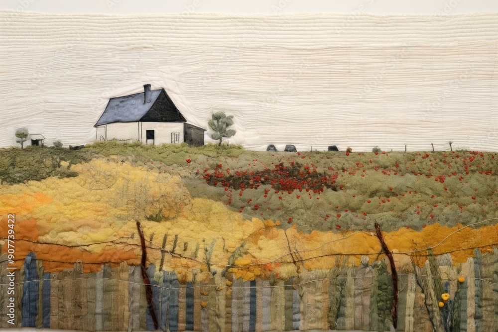 Farm landscape architecture building. Farm landscape architecture building.