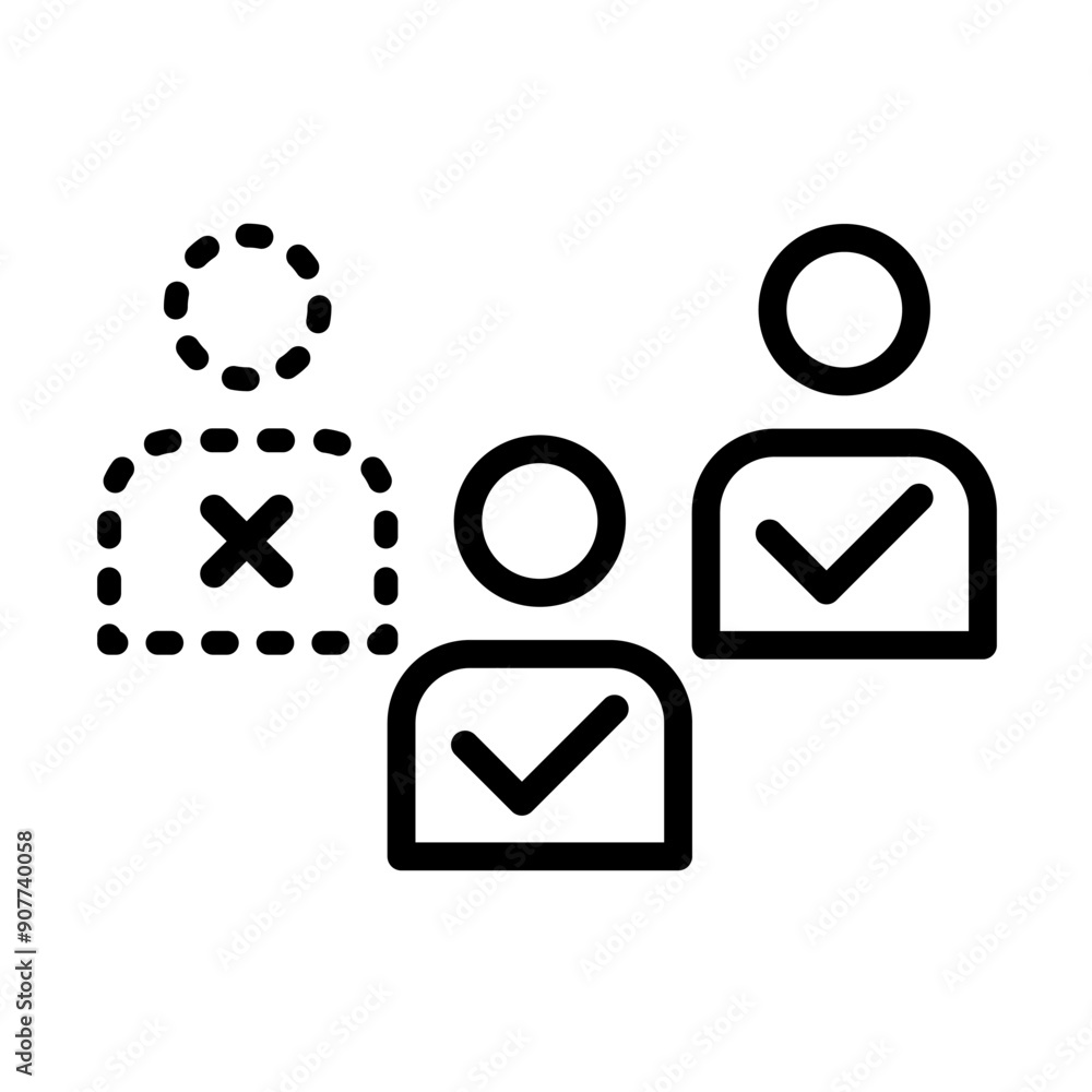 Absent icon template Absent icon template