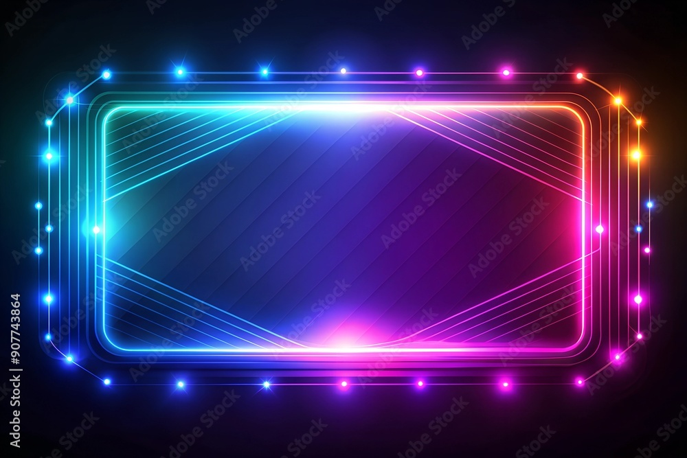 Abstract background with glowing lights Abstract background with glowing lights