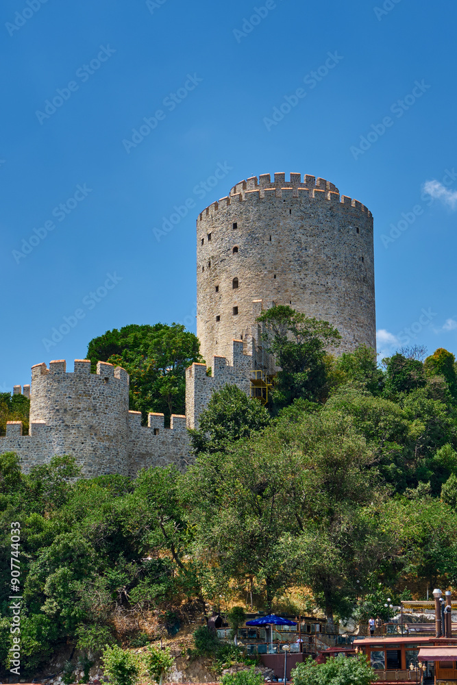 Istanbul, Turkey, old fortress Rumeli Hisar on the European part of the city Istanbul, Turkey, old fortress Rumeli Hisar on the European part of the city