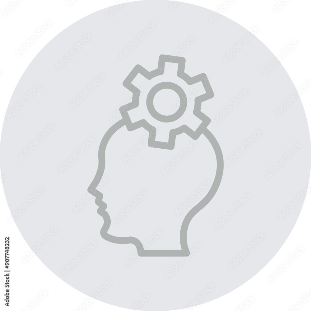 Competency Development Vector Line Grey Circle Grey Competency Development Vector Line Grey Circle Grey