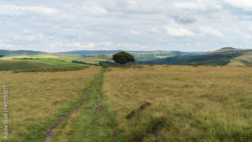 Mountain view in England photo