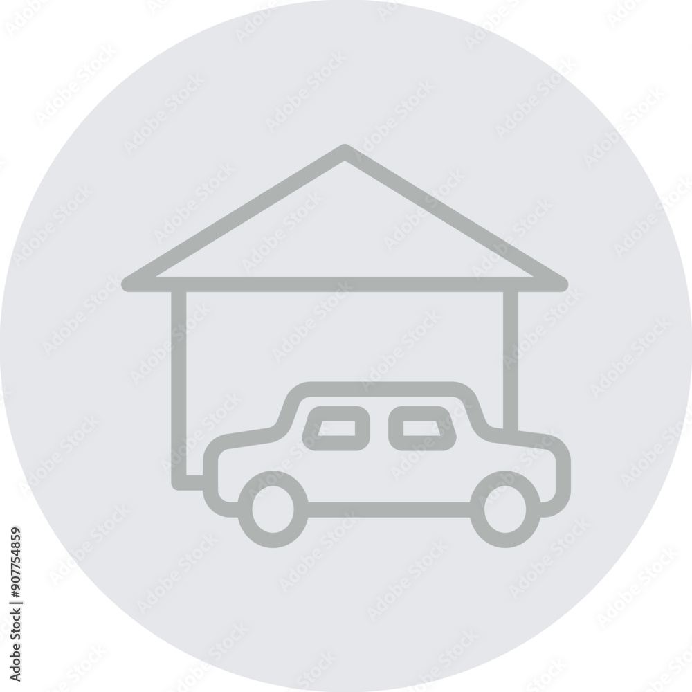 Homestays Vector Line Grey Circle Grey Homestays Vector Line Grey Circle Grey