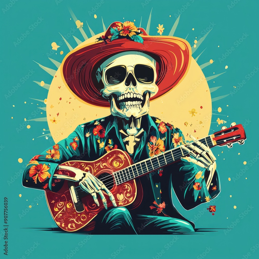 illustration of a skeleton illustration of a skeleton