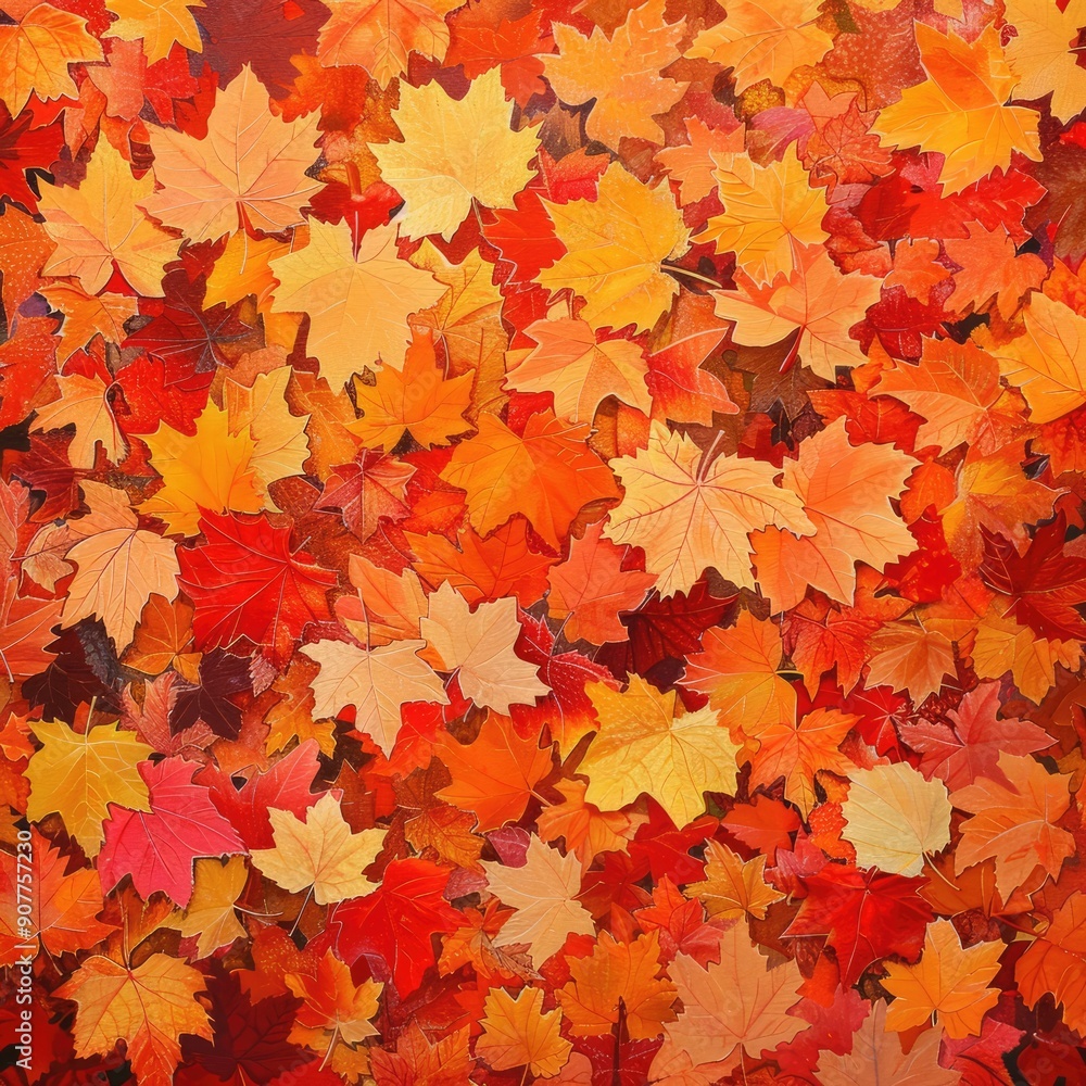 Bright autumn leaves of different colors. Bright autumn leaves of different colors.