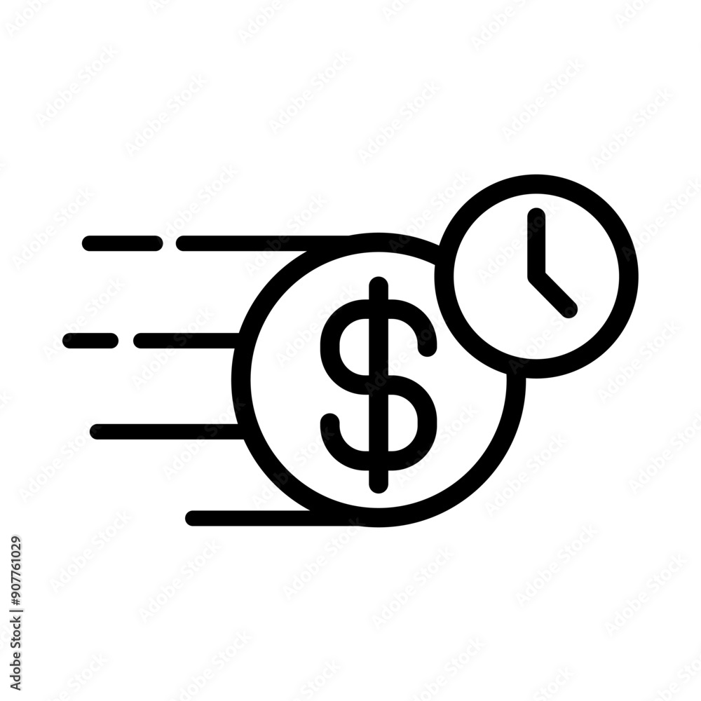 Quick loan icon template Quick loan icon template