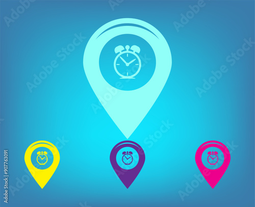 Free Download Vector icon on a blue background with a gradient - GFXLoad