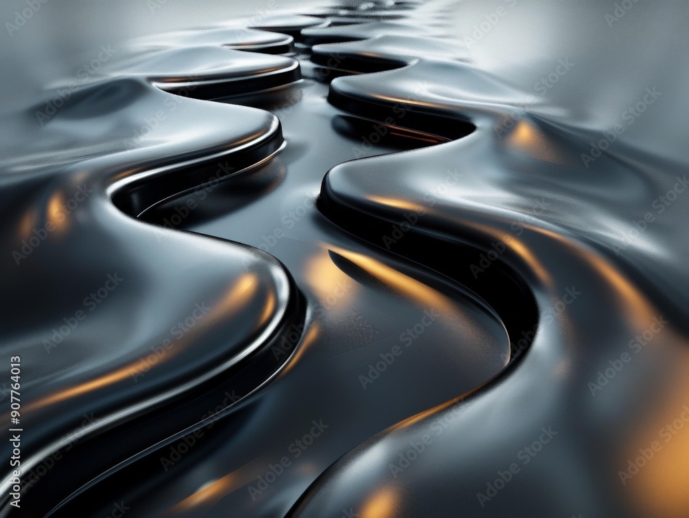 Abstract Liquid Metal Texture Abstract Liquid Metal Texture