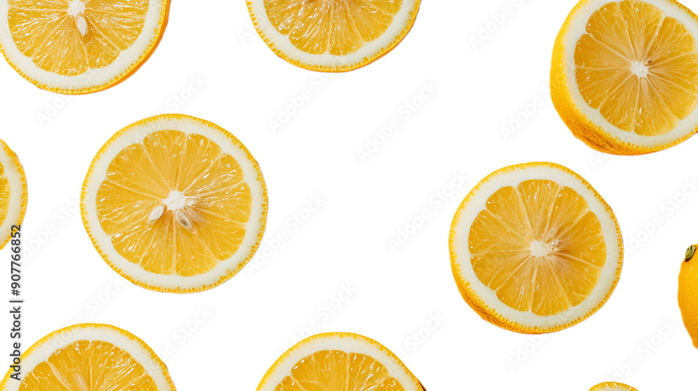 set of orange slices isolated set of orange slices isolated