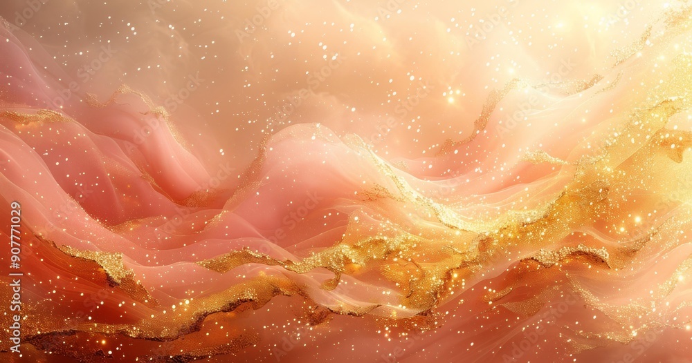 Fototapeta premium Artwork with a Dreamy Landscape