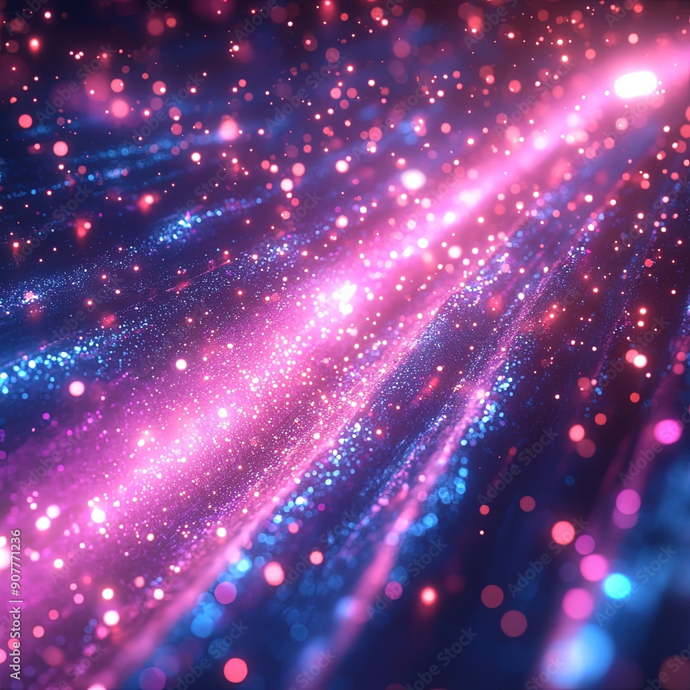 Fototapeta premium Dynamic Laser Light Show in Vibrant Colors