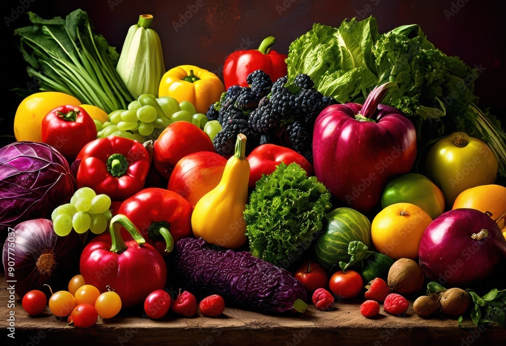 colorful display fresh produce vibrant hues innovative artistic arrangement, fruits, vegetables, colors, healthy, organic, food, nature, gourmet, aesthetic colorful display fresh produce vibrant hues innovative artistic arrangement, fruits, vegetables, colors, healthy, organic, food, nature, gourmet, aesthetic