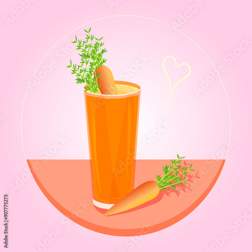 carrot juice and carrots