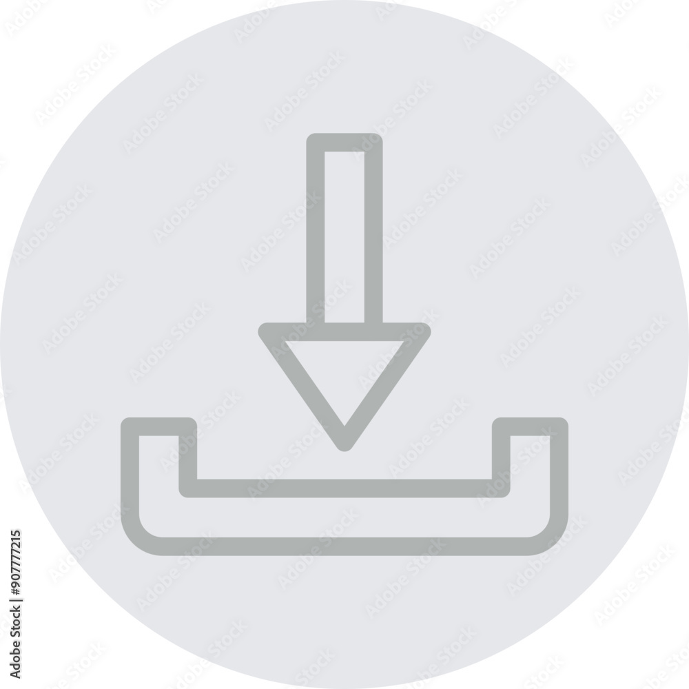 Music Note Vector Line Grey Circle Grey Music Note Vector Line Grey Circle Grey