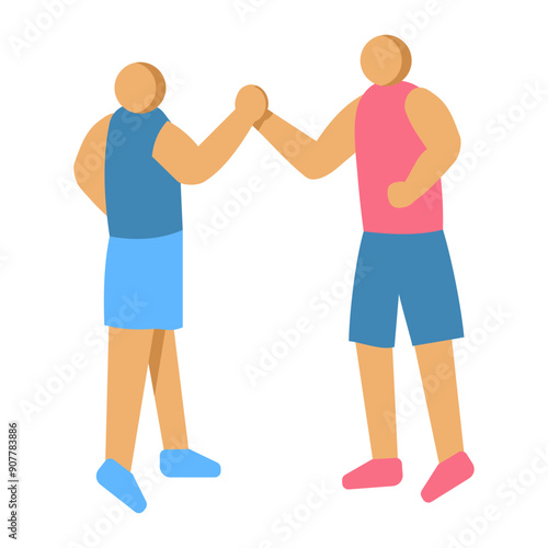 Sportsmanship Handshake Icon