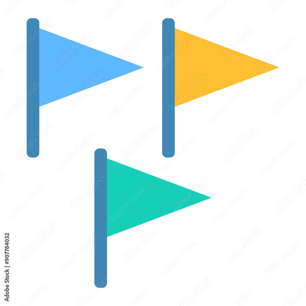 Team Flags Icon Team Flags Icon