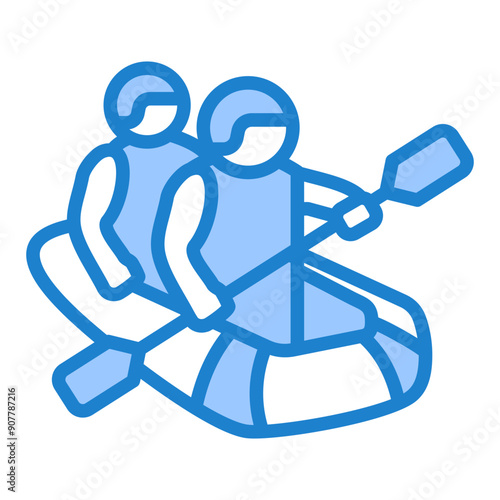 White Water Rafting Icon