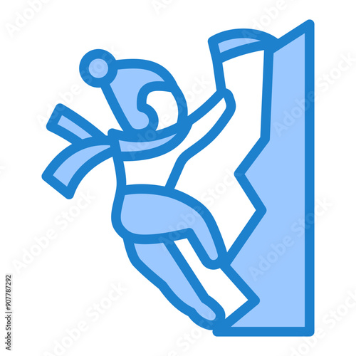 Ice Climbing Icon