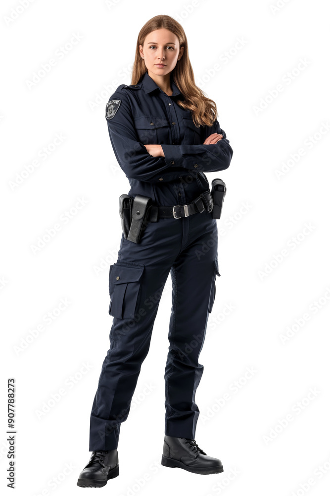Fototapeta premium female police officer