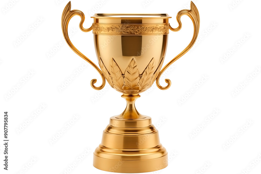 Front View of a Golden Trophy Cup PNG Golden Award isolated on white and transparent background - Achievement Celebration Honoring Triumph for Champion Victory Front View of a Golden Trophy Cup PNG Golden Award isolated on white and transparent background - Achievement Celebration Honoring Triumph for Champion Victory