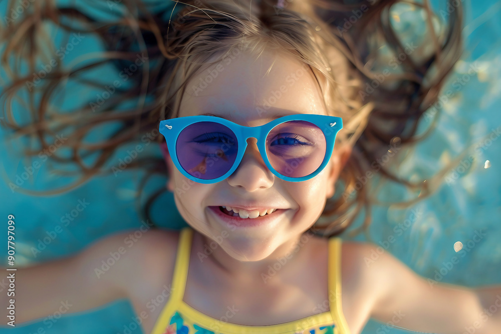 Funny children kids playing at the beach seaside poolside aquapark summer leisure weekend time, Generative AI Funny children kids playing at the beach seaside poolside aquapark summer leisure weekend time, Generative AI