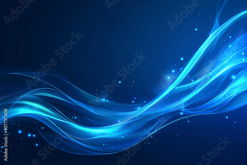 abstract blue rays