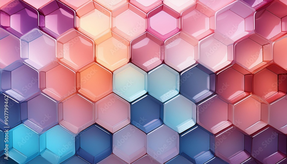 abstract background with hexagons abstract background with hexagons