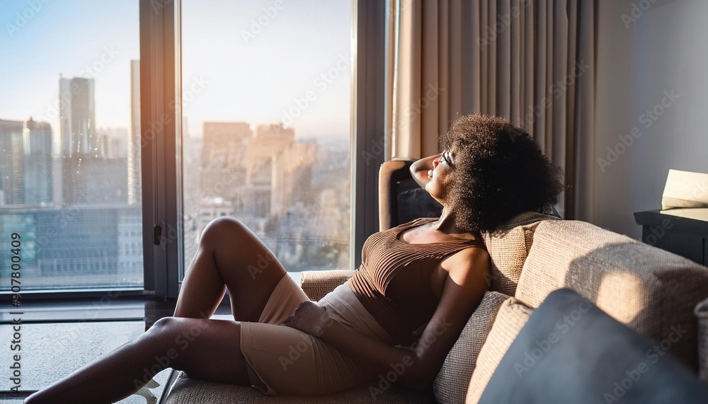 Relaxing in a cozy room. Relaxing in a cozy room.