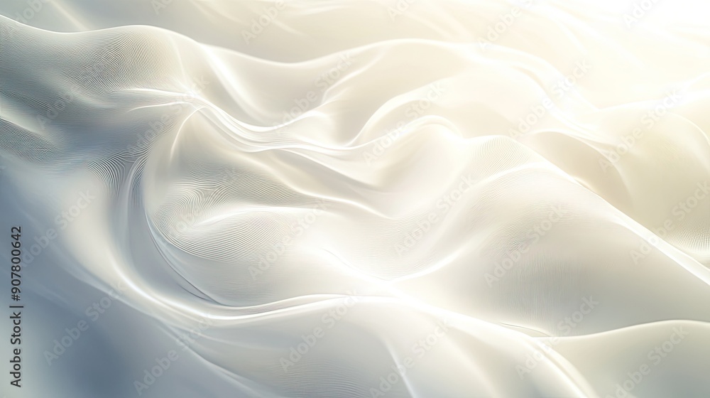 Abstract white background with gentle wave patterns and soft lighting effects, ideal for creating a sense of calm and elegance. Abstract white background with gentle wave patterns and soft lighting effects, ideal for creating a sense of calm and elegance.