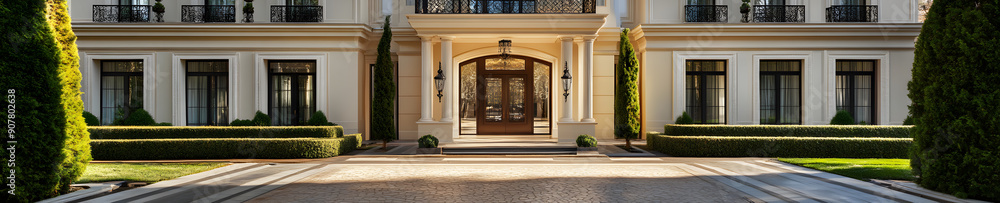 Image showcasing Luxury Living High-End Residential Architecture explores the epitome ...