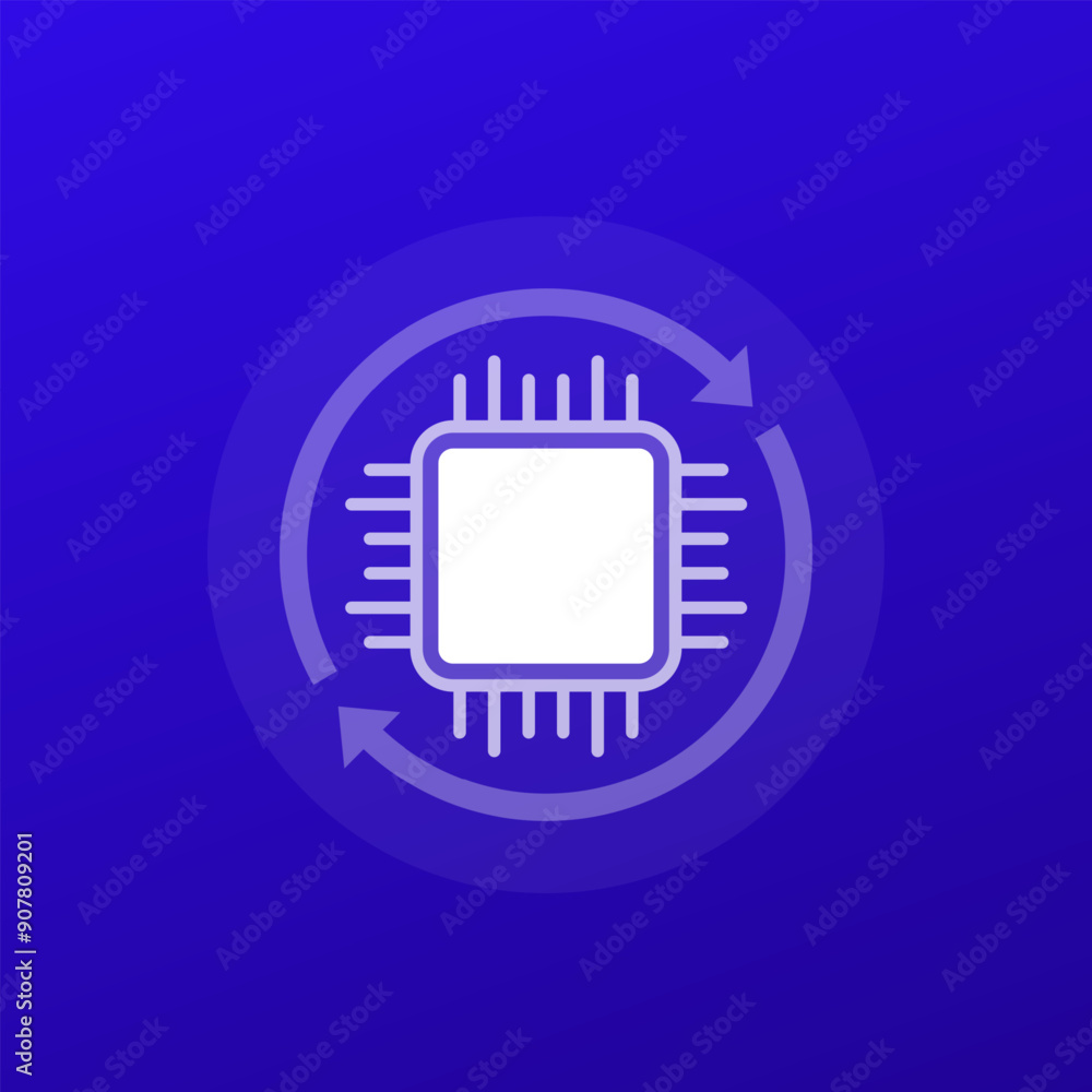 firmware update icon with arrows, transparent design firmware update icon with arrows, transparent design