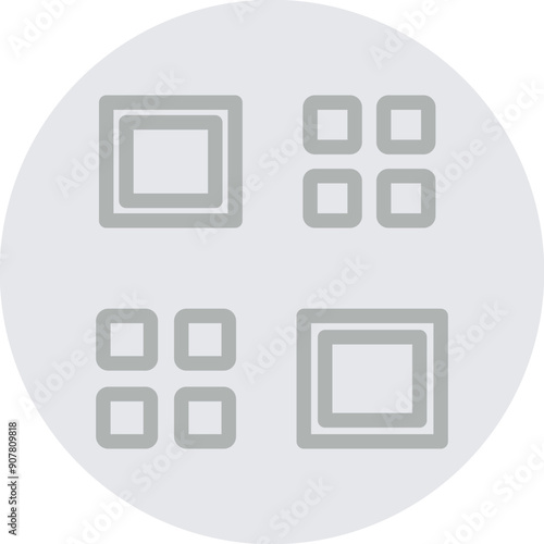 grid Vector Line Grey Circle Grey