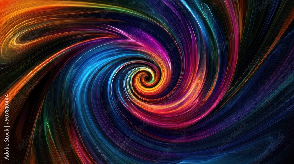 Abstract Colorful Swirling Pattern Abstract Colorful Swirling Pattern