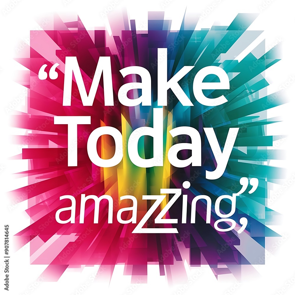 Make Today Amazing colorful background and text (T-shirt Design Motivational Quote, Illustration ,Typography) Make Today Amazing colorful background and text (T-shirt Design Motivational Quote, Illustration ,Typography)