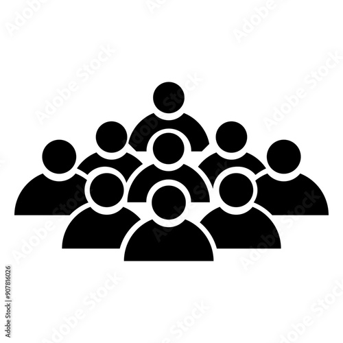 Team Icon, Simple Icon Vector Design, best used for presentation, application, web and banner