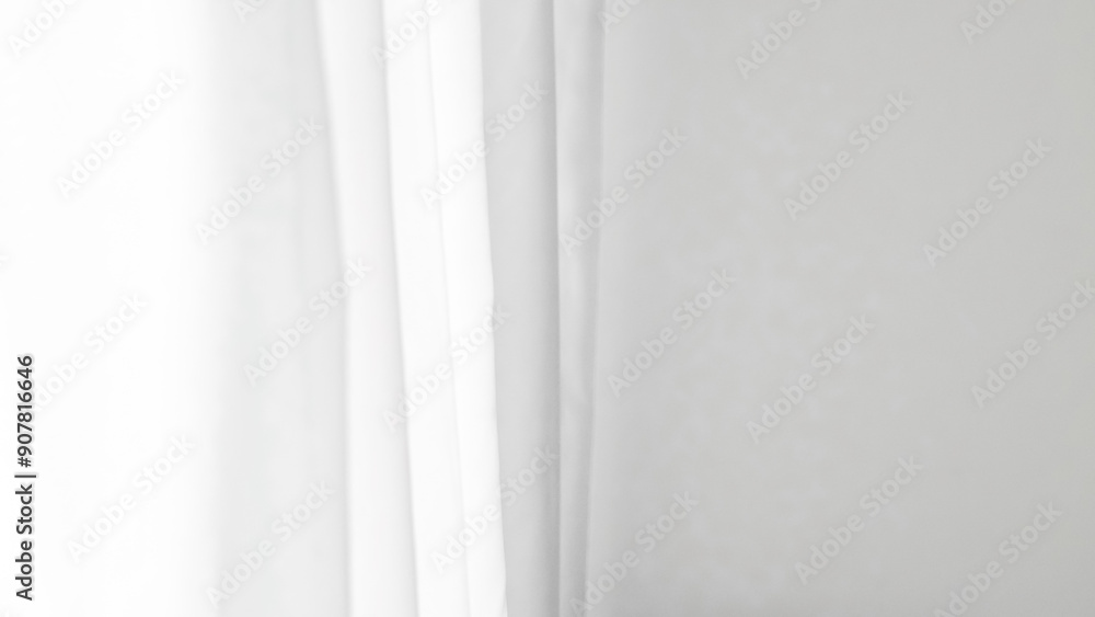 Obraz premium Abstract white folds background with elegant lines, perfect for modern designs