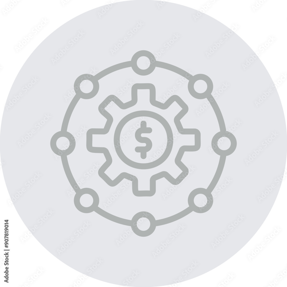 Networking Vector Line Grey Circle Grey Networking Vector Line Grey Circle Grey