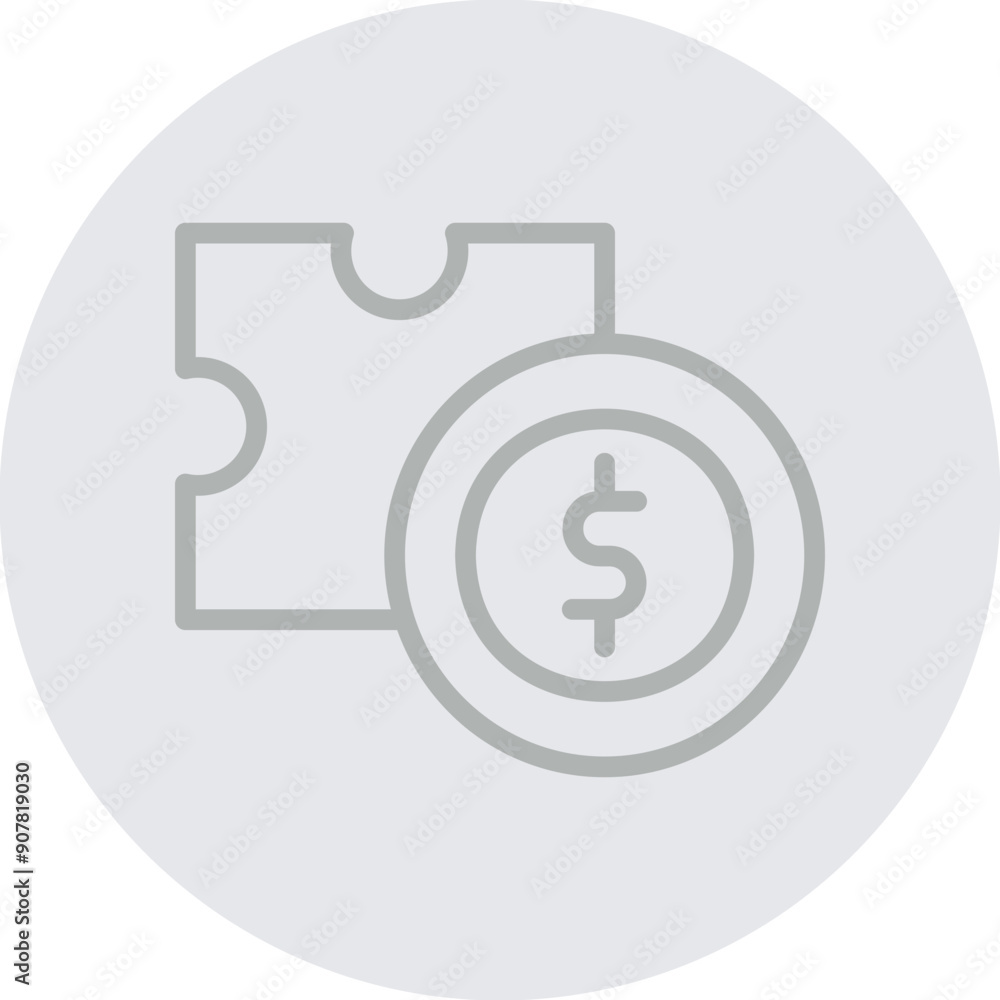 Puzzle Vector Line Grey Circle Grey Puzzle Vector Line Grey Circle Grey