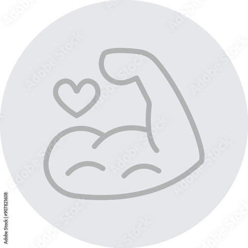 Free Download Muscle Vector Line Grey Circle Grey - GFXLoad
