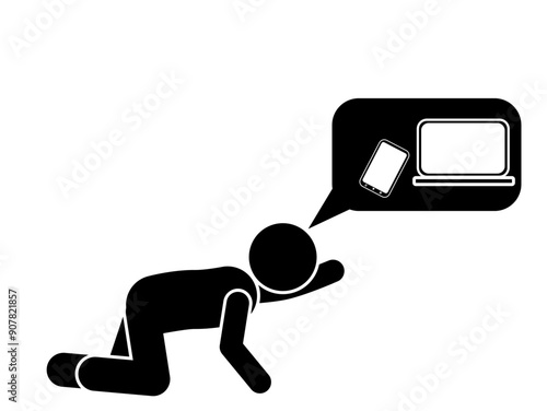 Addicted to gadgets, stuck in a digital world